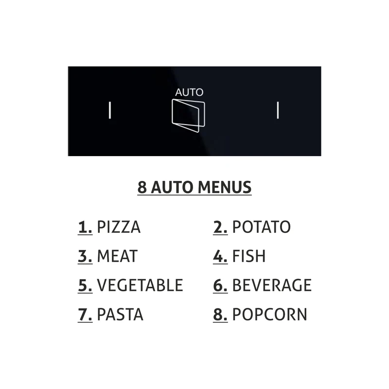 Glen Built-In-Microwave with Grill Glass Touch Control Capacity 25 Ltr (MO 671) - Image