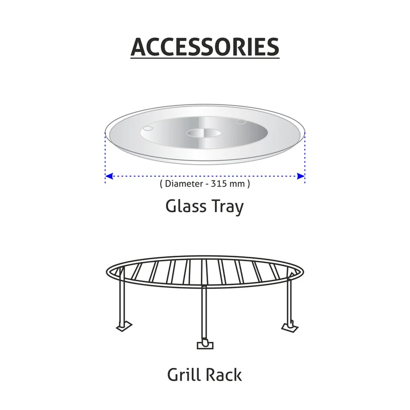 Glen Built-In-Microwave Convection with Touch Control Capacity 34 Ltr (MO-679) - Image