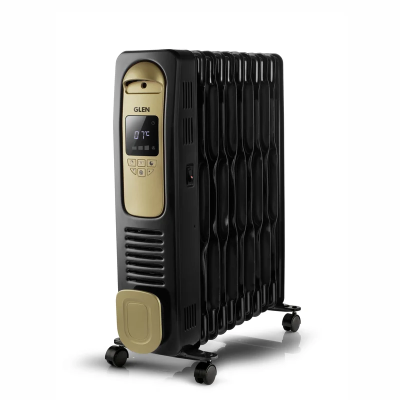 Glen Electric Oil Filled Radiator Room Heater Digital with 9 Fin - HA7013DOR - Image