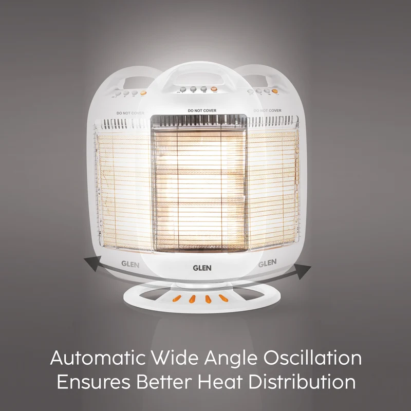 Glen Electric Carbon Room Heater with 3 Heat Settings - HA7016CH - Image