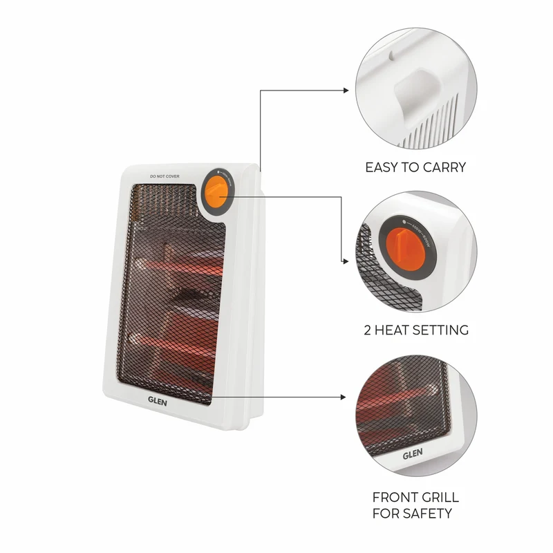 Glen Electric Quartz Room Heater with 2 Heat Settings - HA7012QZ - Image